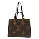 Sac tote On the Go MM Monogram Géant Louis Vuitton