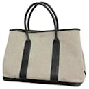 Borsa Tote Hermes Giardino PM Nastro Bordic Toile H Nero - Hermès