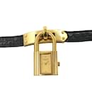 Hermes Kelly Watch Ladies' Gold Quartz Padlock - Hermès