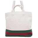 Bolsa tote em canvas Gucci Web