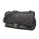 Chanel Black Caviar Leather Shoulder Bag