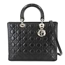 Christian Dior Lady Large 2way Hand Shoulder Bag