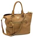 Prada Brown Leather Handbag