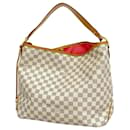 Louis Vuitton Damier Azur Delightful MM Shoulder Bag