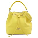 Sac à main en cuir jaune Salvatore Ferragamo