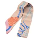 Foulard Hermes Twilly BRIDES DE GALA APPLIQ Rosa - Hermès