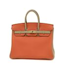 Hermes Birkin 25 Handtasche in Orange Mohn - Hermès