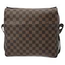 Borsa a spalla Louis Vuitton Damier Naviglio marrone