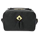 Bolsa de ombro Louis Vuitton Monogram Empreinte Saintonge Noir