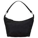 Prada Black Nylon and Leather Handbag