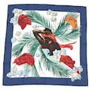 Hermes Carre 90 Scarf in Blue - Hermès