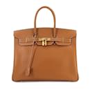 Hermes Birkin 35 Handtasche in Goldbraun - Hermès