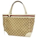 Gucci Tote Bag GG Canvas Sherry Line