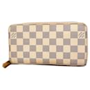 Carteira longa Louis Vuitton Damier Azur Zippy N60019