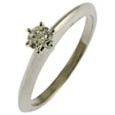 Tiffany Solitaire Band Ring - Tiffany & Co