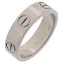 Bague Cartier Love en or blanc 18K