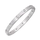 Bracelet Love Cartier en or blanc 18K avec diamants