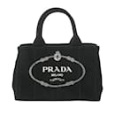 Bolso de mano Prada Canapa para mujeres en negro