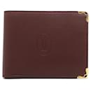 Cartier Must de Bi-fold Wallet in Bordeaux