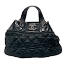 Chanel Black Leather Handbag Shoulder Bag