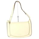 Loewe Cream Leather Shoulder Bag