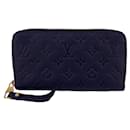 Louis Vuitton Black Leather Long Wallet