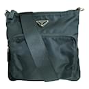 Prada Black Nylon Shoulder Bag