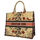 Christian Dior Tote Bag Book Canvas