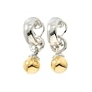 Pendientes de clip Tiffany & Co. en plata y oro amarillo de 18 quilates