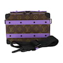 Louis Vuitton Handle Soft Trunk Monogram Macassar Handbag