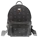 MCM Studded Visetos Leather Backpack