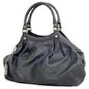 Sac fourre-tout en cuir noir Gucci