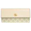 Gucci GG Supreme Marmont Bi-Fold Long Wallet