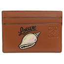 Loewe Seashell Motif Anagram Business Card Holder