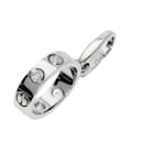 Cartier Love Charm Full Diamond Pendant in 18K White Gold