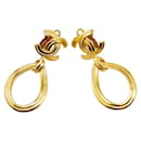 Boucles d'oreilles Chanel Coco Mark Swing avec motif goutte d'eau