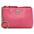 Chanel Pink Leather Coin Purse