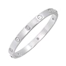 Cartier Love Bracelet in 18K White Gold with Diamonds