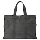 Hermes Air Line GM Grey Unisex Canvas Tote Bag - Hermès