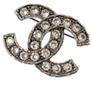 Chanel Coco Mark Rhinestone Brooch