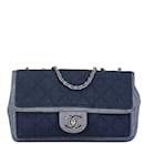 Borsa a spalla Chanel Matelassé 25 Coco Mark con catena