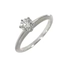 Tiffany & Co. Solitaire Diamond Band Ring