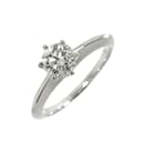 Tiffany & Co. Solitaire Diamond Band Ring