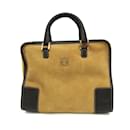 Loewe Amazona Suede and Leather Handbag