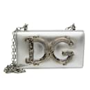 Bolso de hombro de cuero DG Girls de Dolce & Gabbana para mujeres