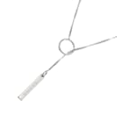 Gucci Lariat Necklace in 18K White Gold