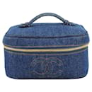 Chanel Coco Mark Vanity Handbag in Denim Blue