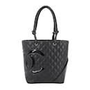 Chanel Cambon Line Medium Leather Tote Bag