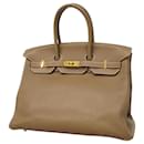 Hermes Birkin 35 Handtasche in Etoupe Grau - Hermès