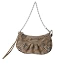 Balenciaga Le Cagoule Mini Brown Handbag